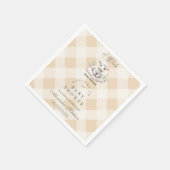Een klein lammetje Baby shower Servet (Hoek)