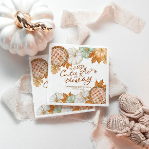 Een Klein Lekker Taartje Herfst Baby Shower Servet