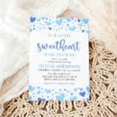 Een klein liefje Blue Valentijn Baby shower Kaart