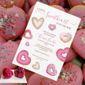 Een klein liefje valentijnsdag donuts kaart