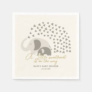 Een klein Lieverd Elephant Neutraal Baby shower Servet