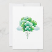 Een Klein Lucky Charm is op Weg Uitnodiging (Achterkant)