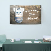 Een klein Man | BABY SHOWER | Baby Boy Spandoek (Beurs)
