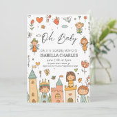 Een klein Man is onderweg Kaart (Staand voorkant)