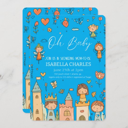 Een klein Man is onderweg Kaart (Voorkant / Achterkant)