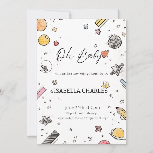 Een klein Man is onderweg Kaart (Voorkant)