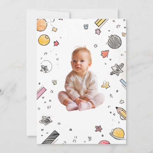 Een klein Man is onderweg Kaart (Achterkant)