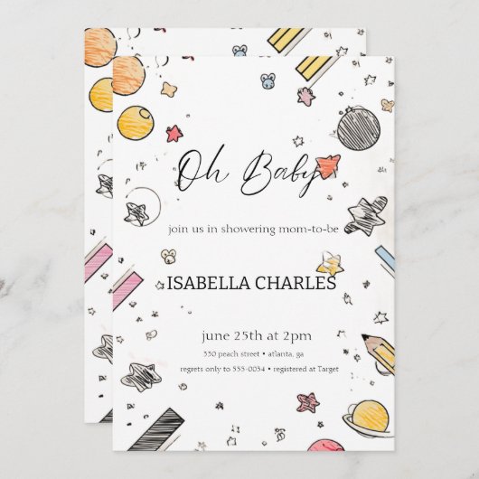 Een klein Man is onderweg Kaart (Voorkant / Achterkant)