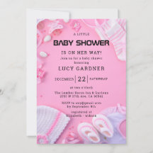 Een klein meisje Baby shower