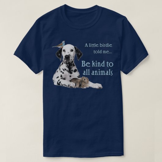 Een klein meisje zei dat ik aardig was voor alle d t-shirt (Design voorkant)
