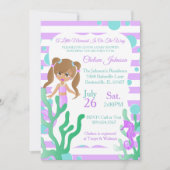 Een klein Mermaid Baby shower 🤰 Kaart (Voorkant)