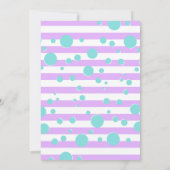 Een klein Mermaid Baby shower 🤰 Kaart (Achterkant)