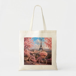 Een Klein Moment In Parijs Esthetische Illustratie Tote Bag