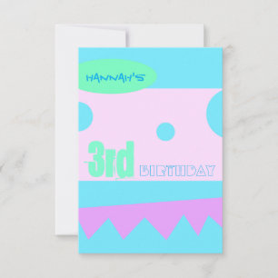 Een klein Monster 3de Uitnodiging van de Partij va