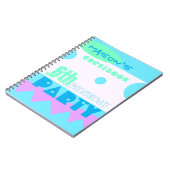 Een klein Monster 6e Birthday Party-Guestbook Notitieboek (Linkerzijde)