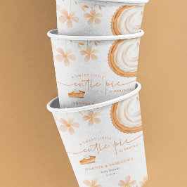 Een Klein Mopje Is Aan Het Bakken | Babyfeestje Papieren Bekers