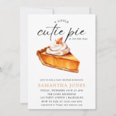 Een Klein Mopje Pompoen Herfst Baby Shower   Kaart (Voorkant)