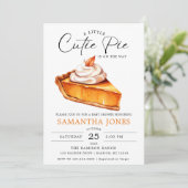 Een Klein Mopje Pompoen Herfst Baby Shower   Kaart (Staand voorkant)