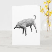 Een Klein Neus-Check Kreetje Kaart (Gele Bloem)