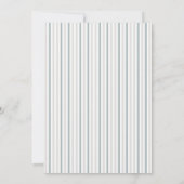 Een klein olifantenblauw Baby shower Kaart (Achterkant)