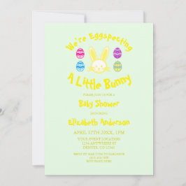 Een klein paaspaasBaby shower Kaart