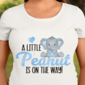 Een klein pinda-Baby shower T-shirt