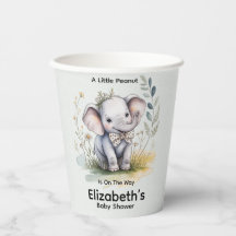 Een Klein Pindaatje Is Op Weg Jongen Babyshower
