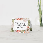 Een klein pompoen Baby shower dank u kaart (Voorkant)