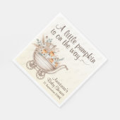 Een klein pompoen Boho Baby shower Servet (Hoek)