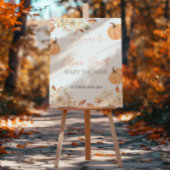 Een klein pompoen Herfst Baby shower welkomstbord Poster