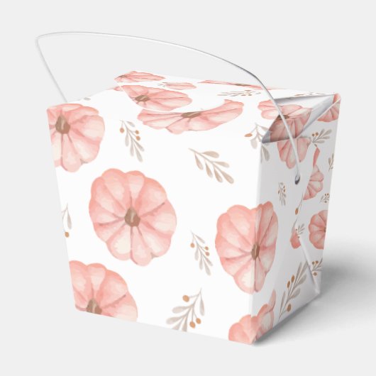 Een klein pompoenBaby shower Bedankdoosjes (Achterkant)