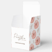 Een klein pompoenBaby shower Bedankdoosjes (Geopend)