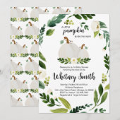 Een klein pompoenBaby shower Kaart (Voorkant / Achterkant)