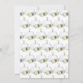 Een klein pompoenBaby shower Kaart (Achterkant)