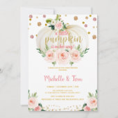 Een klein pompoenBaby shower Kaart (Voorkant)