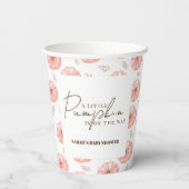 Een klein pompoenBaby shower Papieren Bekers (Achterkant)