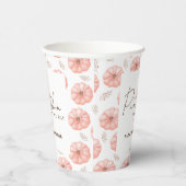 Een klein pompoenBaby shower Papieren Bekers (Rechts)