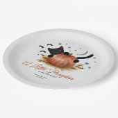 Een klein pompoenBaby shower Papieren Bordje (Gekanteld)