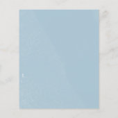 Een klein pompoenbudget Baby shower-uitnodiging (Achterkant)