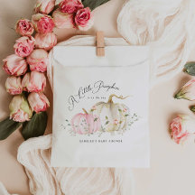 Een klein pompoenmeisje Baby shower