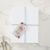 Een klein pompoenmeisje Baby shower Cadeaulabel (Met Touw)