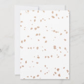 Een klein pompoenmeisje Baby shower Kaart (Achterkant)