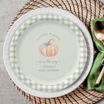 Een Klein Pompoentje Is Onderweg Fall Baby Shower