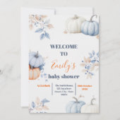 Een klein pompoentje is onderweg kaart (Voorkant)