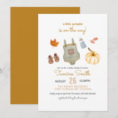 Een klein pompoentje is op komst kaart (Voorkant / Achterkant)