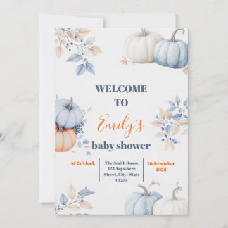 Een klein pompoentje is op komst kaart