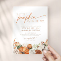 Een Klein Pompoentje is Op Weg Baby Shower