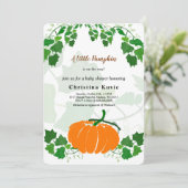 Een Klein Pompoentje Kaart (Staand voorkant)