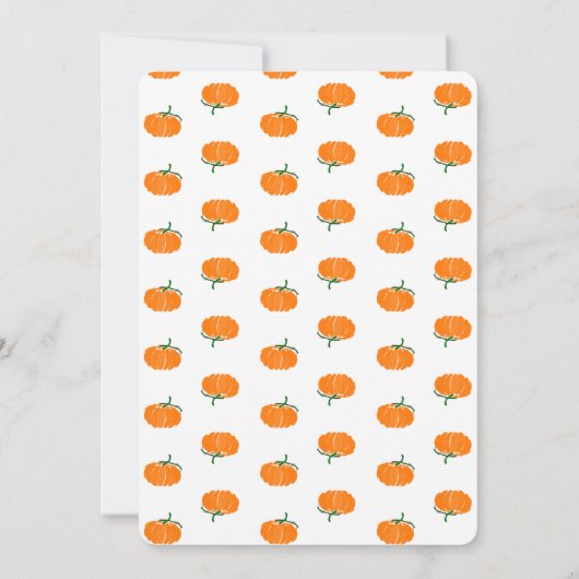 Een Klein Pompoentje Kaart (Achterkant)