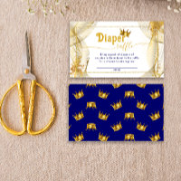 Een klein Prince Baby shower Luier Raffle Ticket